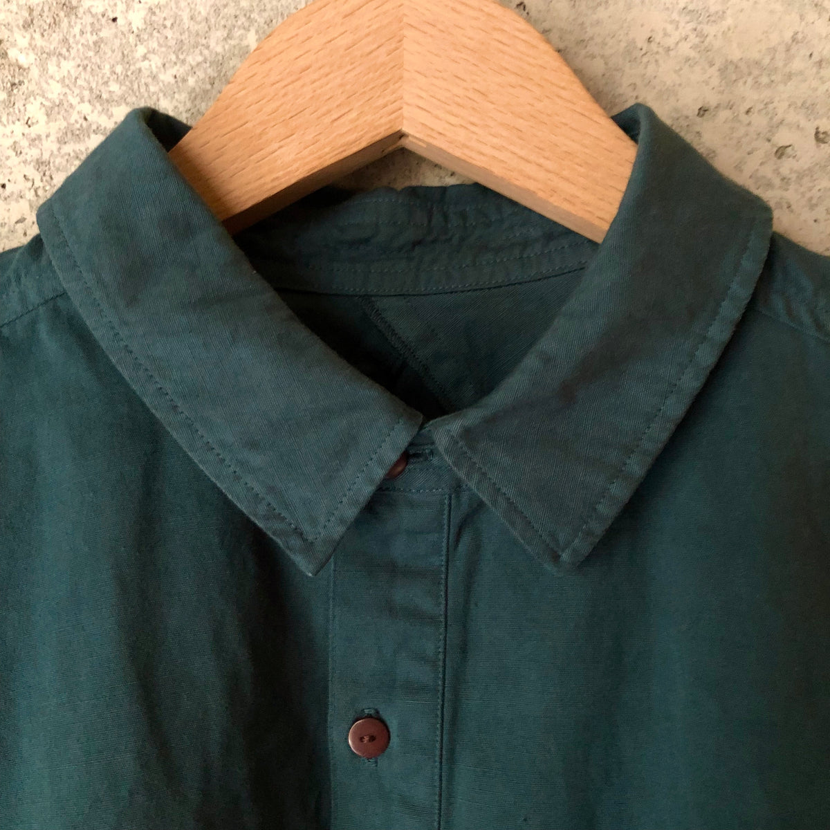 POSTALCO ｜フリーアームシャツ01｜ウェザークロス｜Bottle