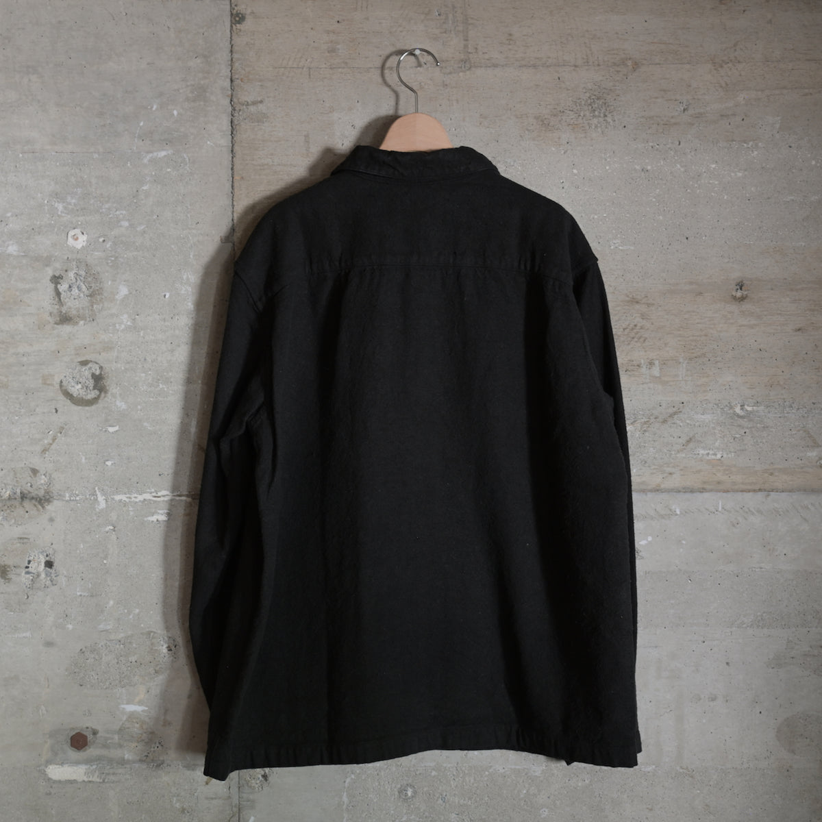MITTAN｜JK-76｜亜麻苧麻絹シャツジャケット｜黒 – Roundabout