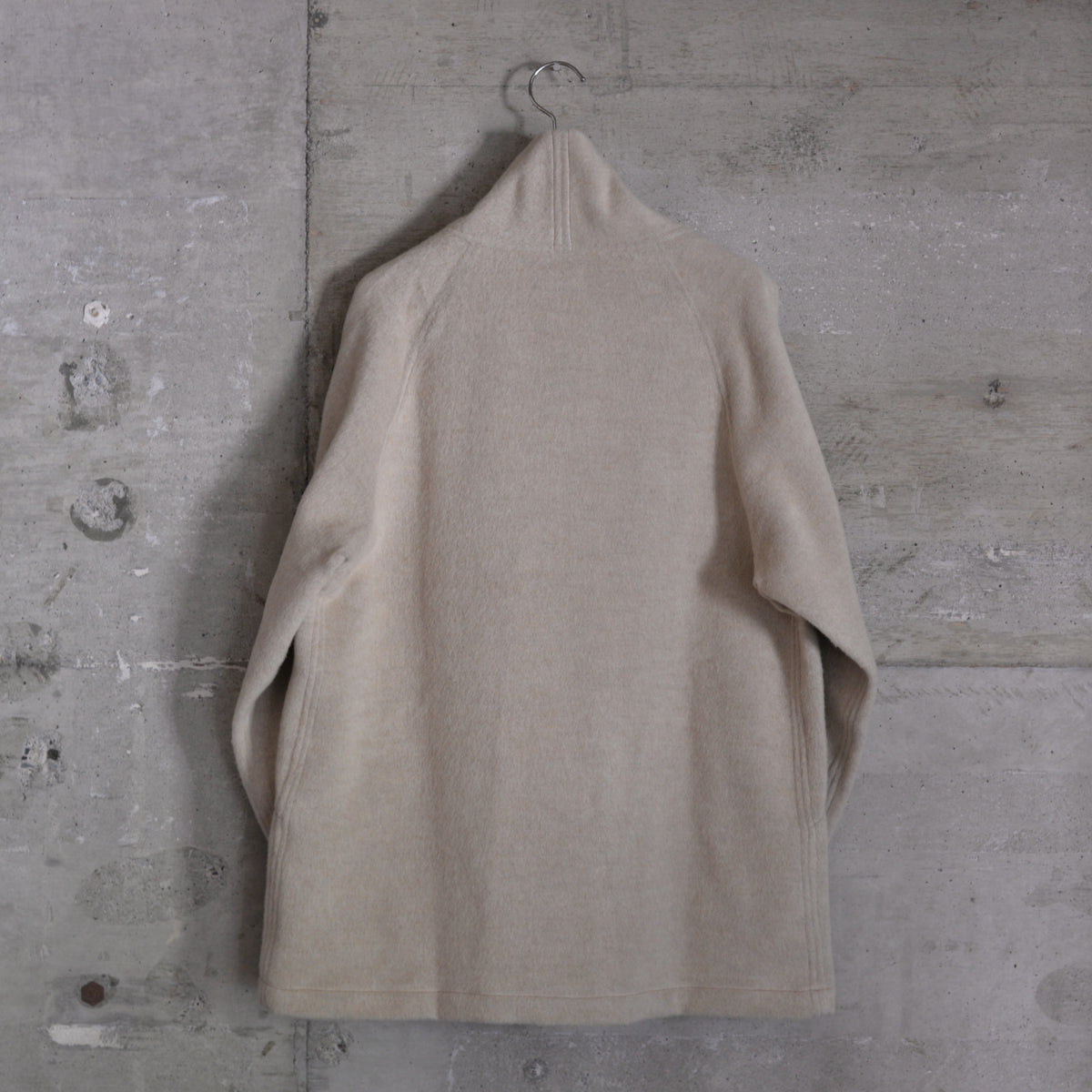 MITTAN｜JK-65｜ウールシルクキャメル半纏ブルゾン｜白茶 – Roundabout