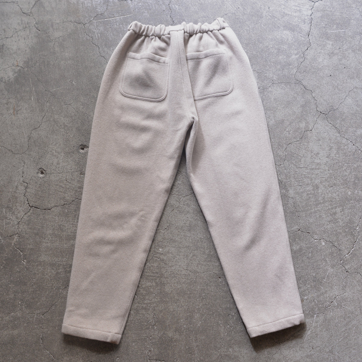 MITTAN｜PT-95｜ストレートウールブランケットパンツ ｜薄々茶