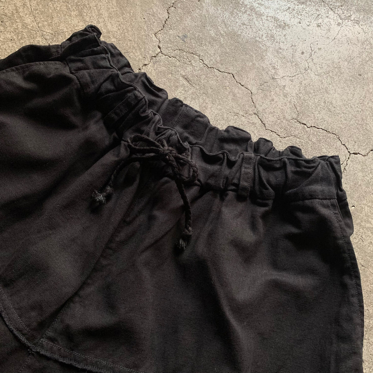 mittan 竹パンツ　黒　size2 MITTAN ミッタン 「竹パンツ 」－WEEKENDER SHOP