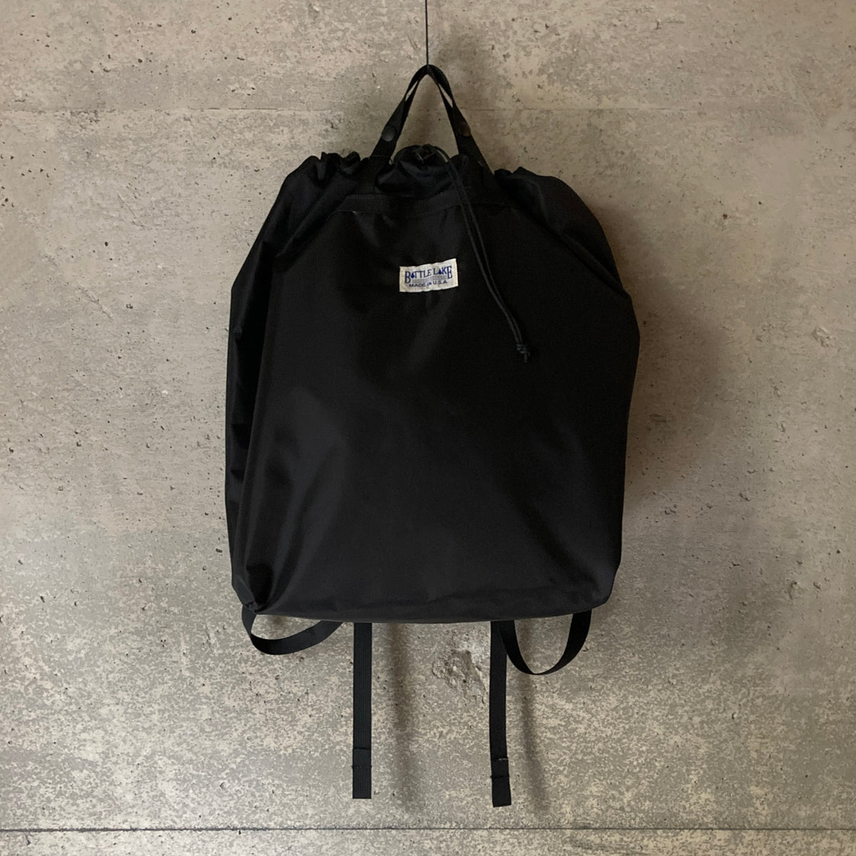 BATTLE LAKE｜バトルレイク｜STOWAWAY PACK｜BLACK