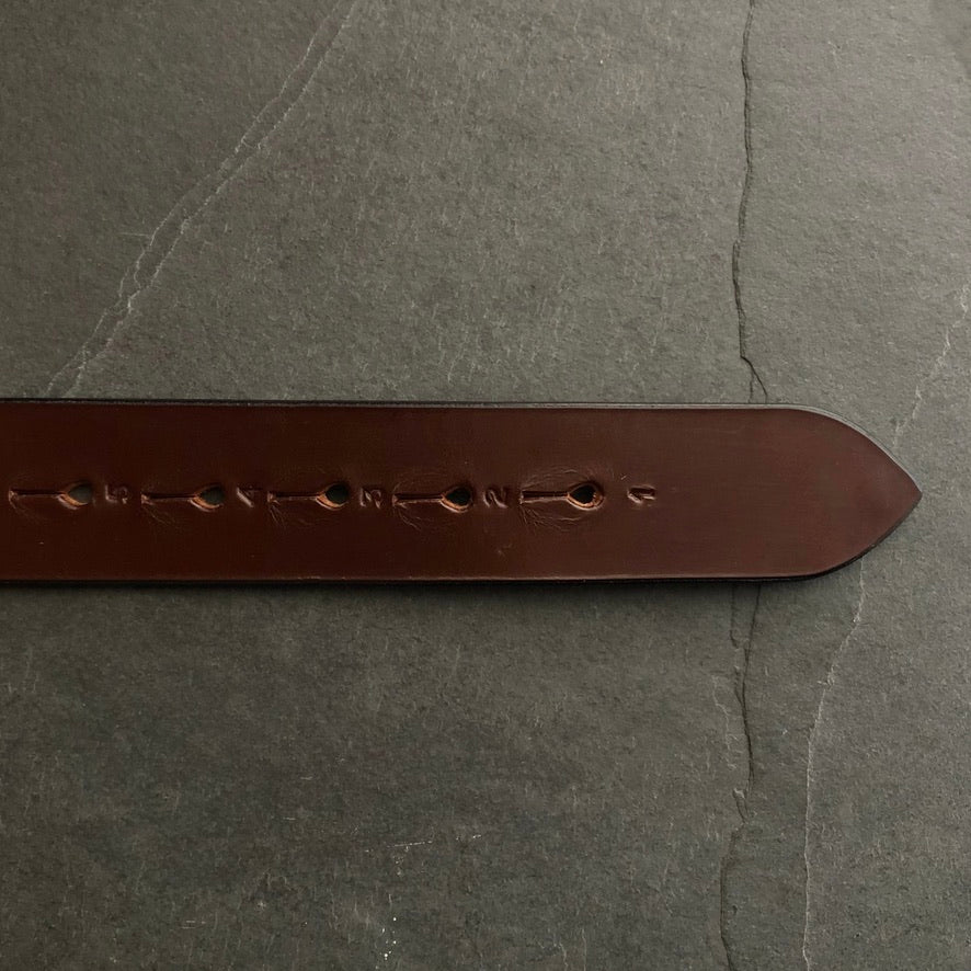 Jabez Cliff｜ジャベツクリフ｜Stirrup Belt｜3.8cm幅｜Chestnut