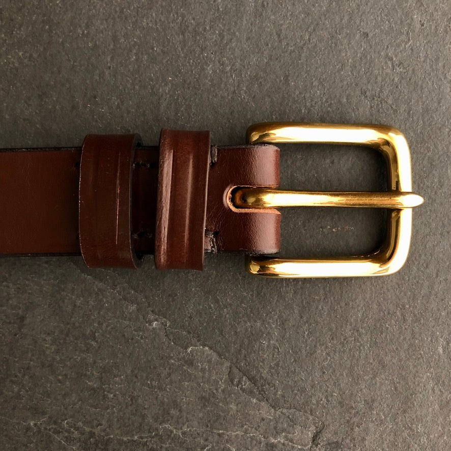 Jabez Cliff｜ジャベツクリフ｜Stirrup Belt｜2.8cm幅｜Chestnut Brown