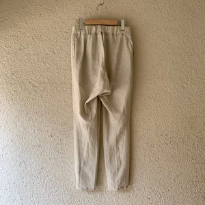 COSMIC WONDER｜17CW11116 ｜Linen Oxford "tattuke" pants｜Light gray