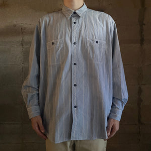 FUJITO｜BS  Work Shirt｜Blue Stripe