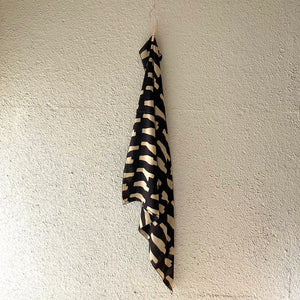 mills scarf｜Branch｜charcoal