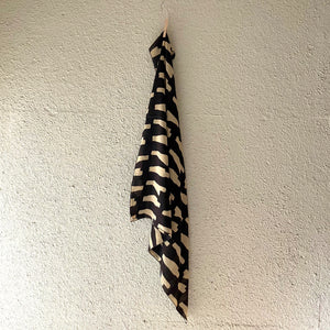 mills scarf｜Branch｜charcoal