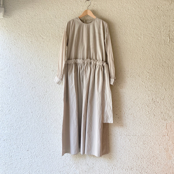 COSMIC WONDER｜21CW17328｜Organic cotton broadcloth farmer dress  