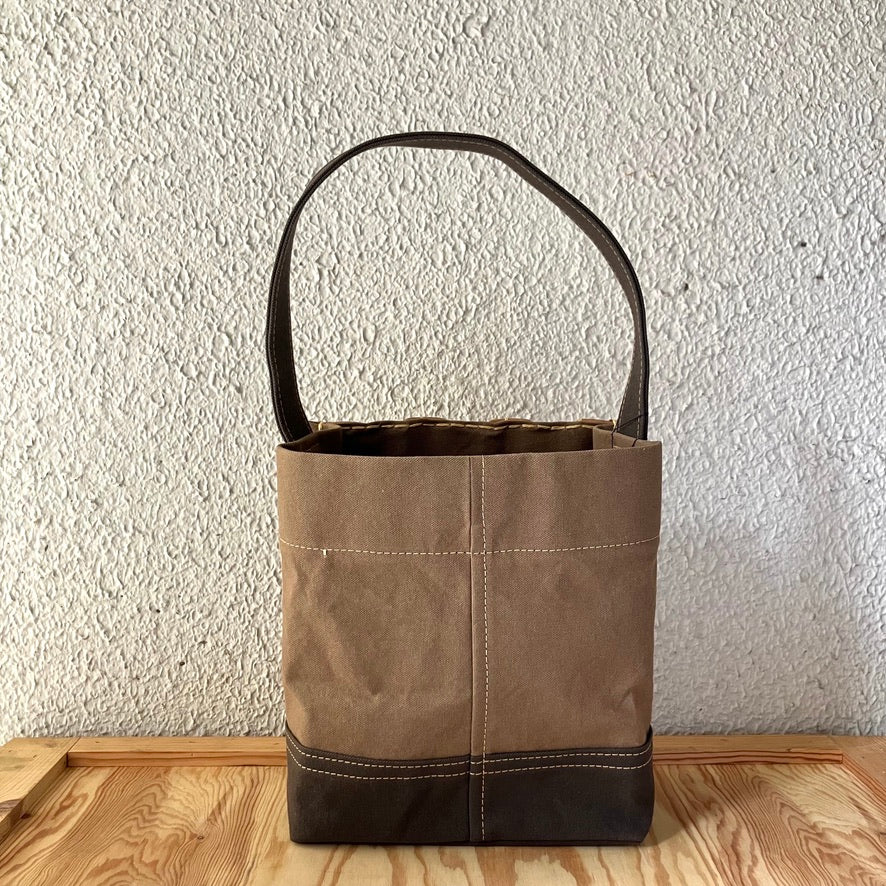 ebagos｜ キャンバス・ワンハンドル トートM｜25AW #15610｜BEKA