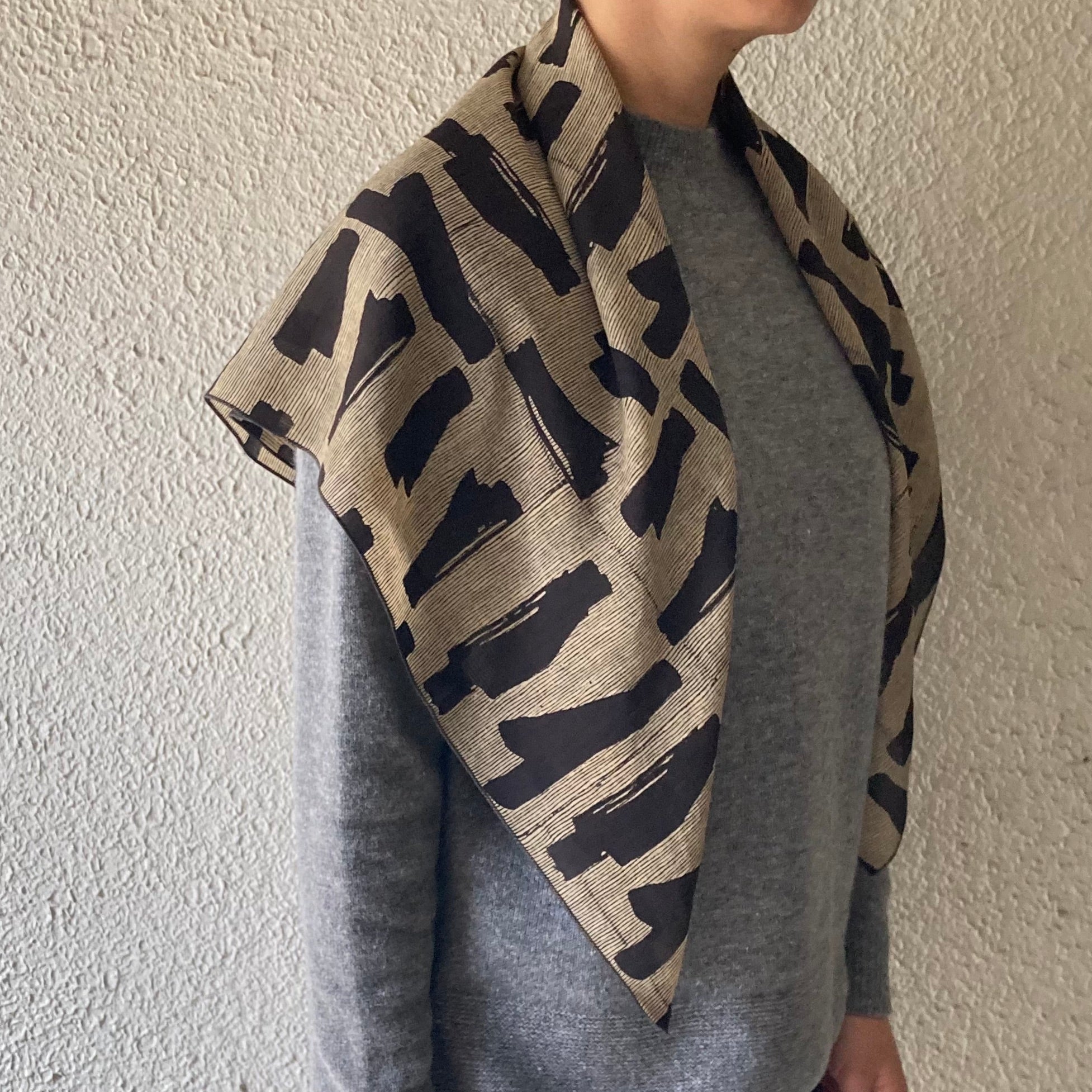 mills scarf｜Branch｜stripe