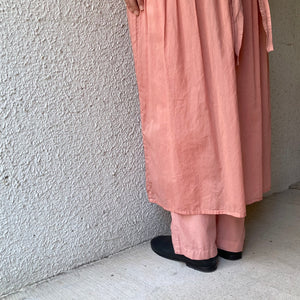 COSMIC WONDER｜21CW16059｜Organic cotton broadcloth and see-through cotton wrapped skirt｜ Rose crystal