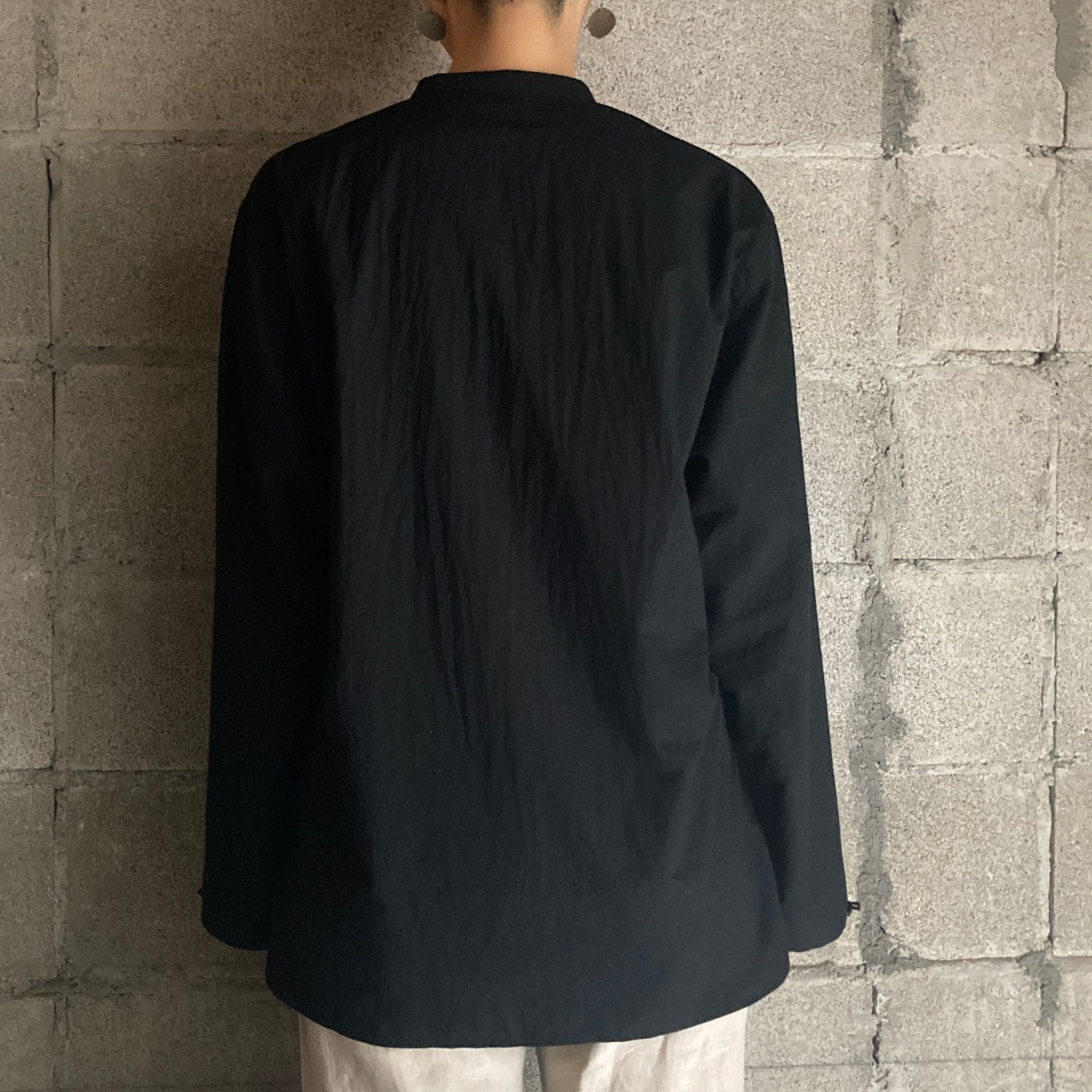 klause｜クロイゼ｜ L-S Pull-over shirts ｜Loose fit ｜black