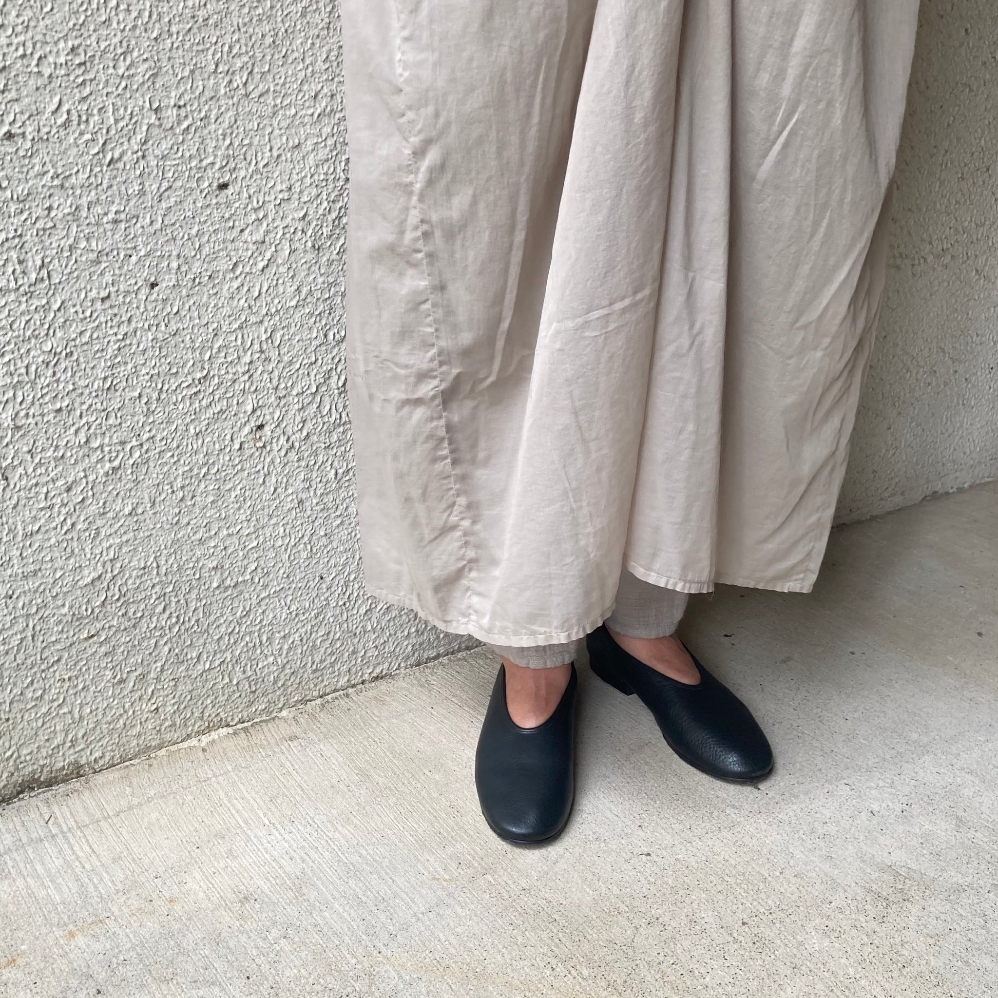 COSMIC WONDER｜21CW16059｜Organic cotton broadcloth and see-through cotton wrapped skirt｜  Violet Ash