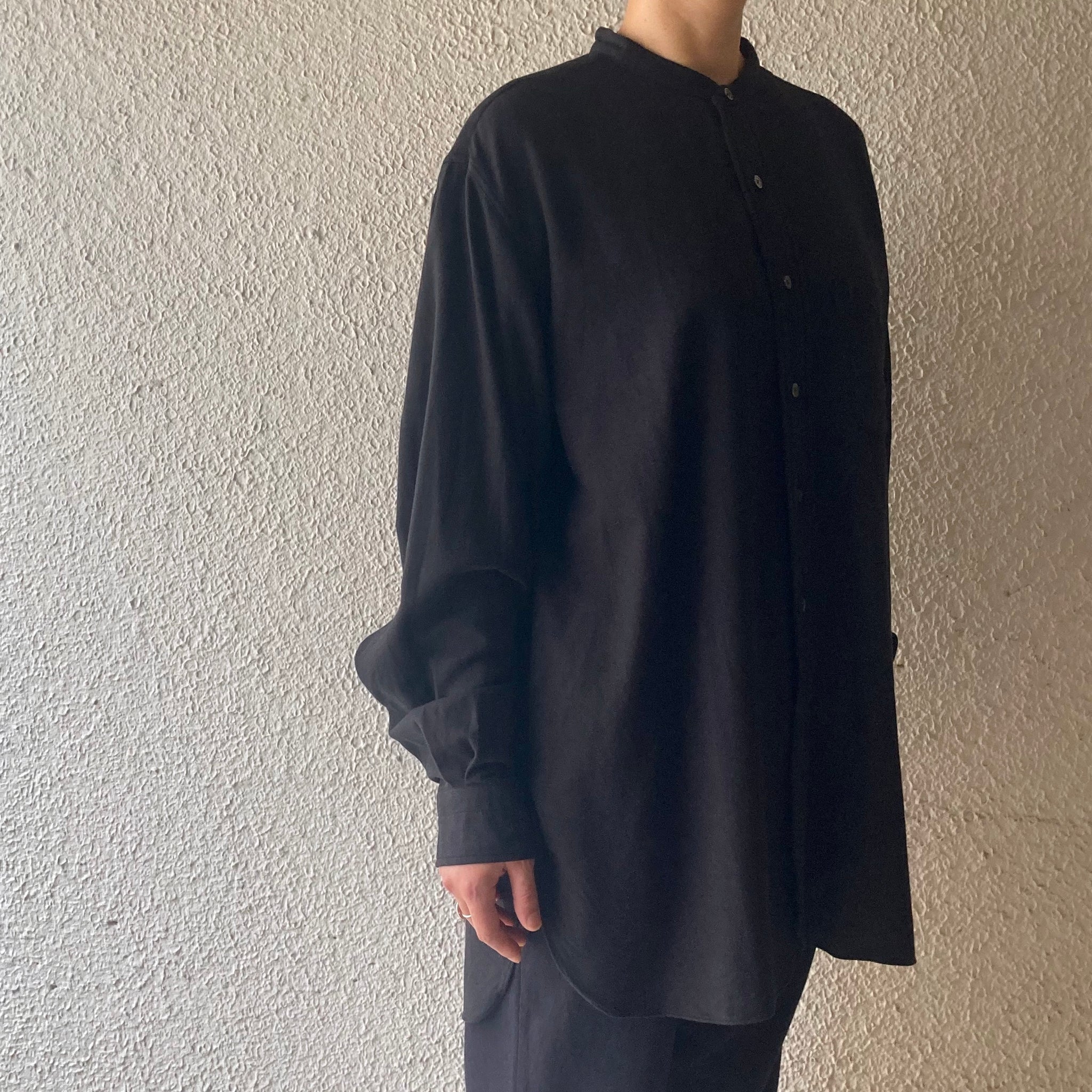 FUJITO｜Officer  Shirts｜Black《Roundabout別注》