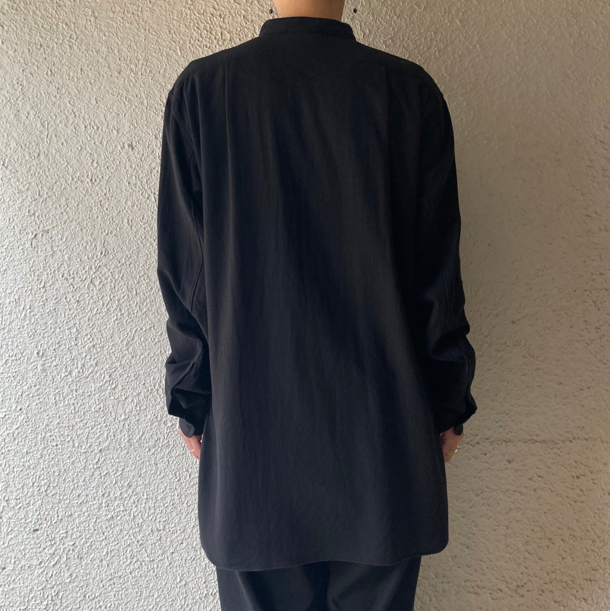 FUJITO｜Officer  Shirts｜Black《Roundabout別注》
