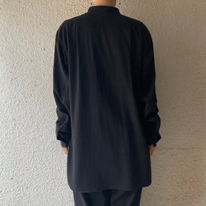 FUJITO｜Officer  Shirts｜Black《Roundabout別注》