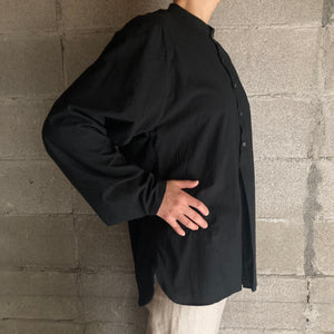 klause｜クロイゼ｜ L-S Pull-over shirts ｜Loose fit ｜black