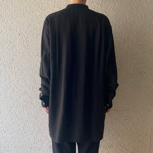 FUJITO｜Officer  Shirts｜Black《Roundabout別注》
