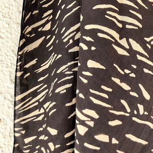 mills scarf｜Sparkle｜charcoal