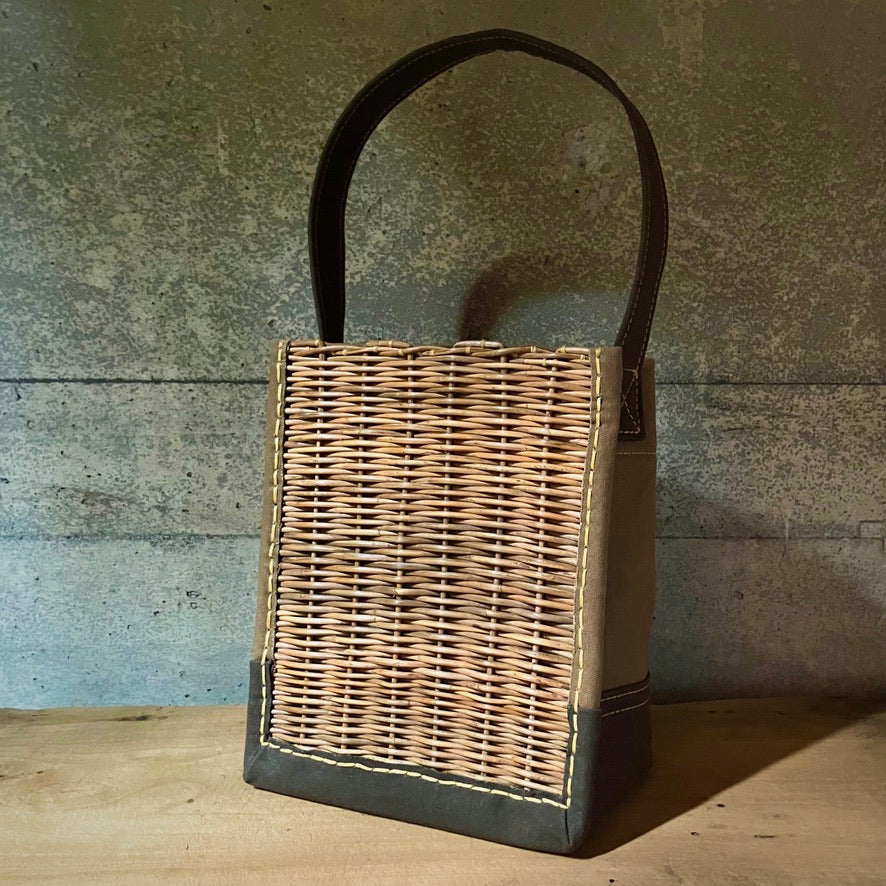 ebagos｜ キャンバス・ワンハンドル トートM｜25AW #15610｜BEKA
