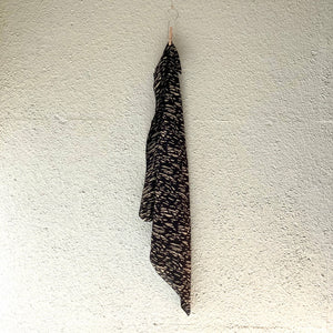 mills scarf｜Sparkle｜charcoal