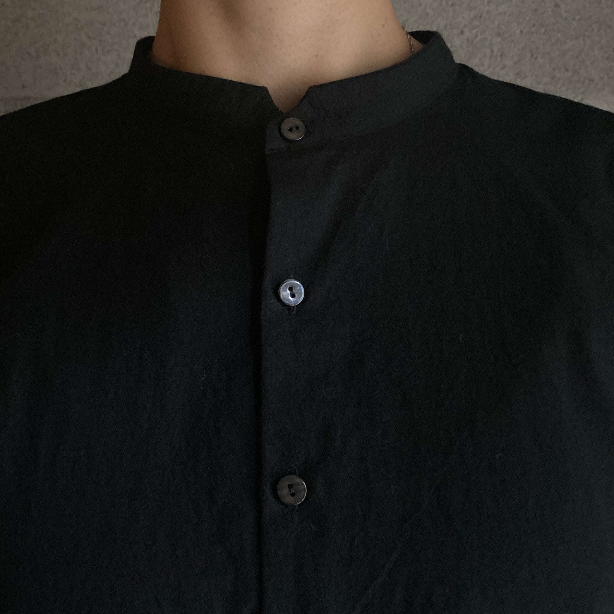 klause｜クロイゼ｜ L-S Pull-over shirts ｜Loose fit ｜black