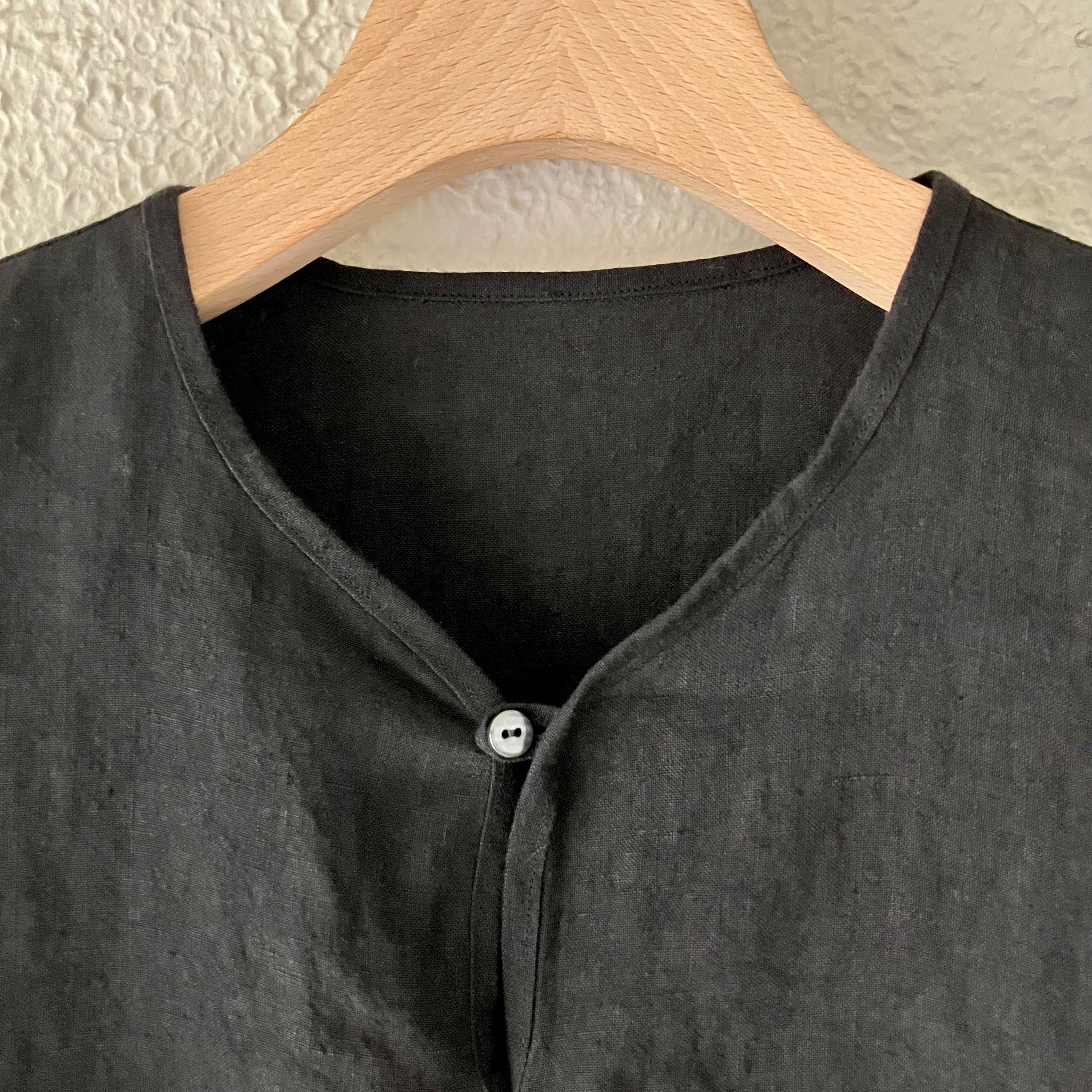 klause | クロイゼ | C.S.P.O shirts｜黒 天日干しリネン