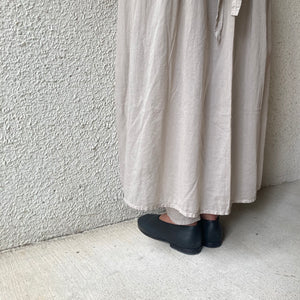 COSMIC WONDER｜21CW16059｜Organic cotton broadcloth and see-through cotton wrapped skirt｜  Violet Ash