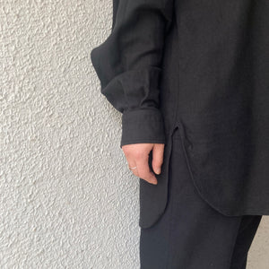 FUJITO｜Officer  Shirts｜Black《Roundabout別注》