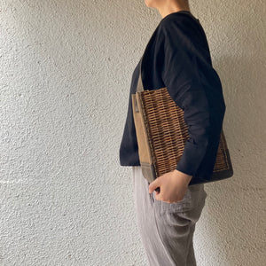 ebagos｜ キャンバス・ワンハンドル トートM｜25AW #15610｜BEKA