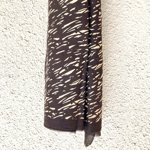 mills shawl｜Sparkle｜charcoal