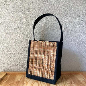 ebagos｜ キャンバス・ワンハンドル トートM｜25AW #15610｜BK