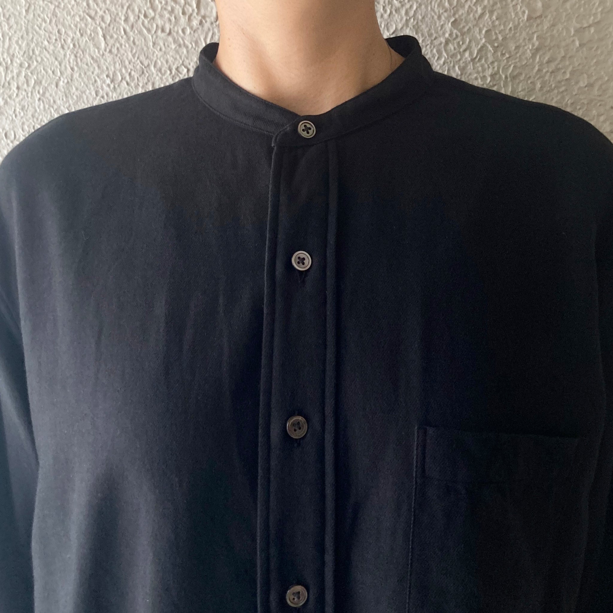 FUJITO｜Officer  Shirts｜Black《Roundabout別注》
