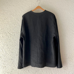 klause | クロイゼ | C.S.P.O shirts｜黒 天日干しリネン