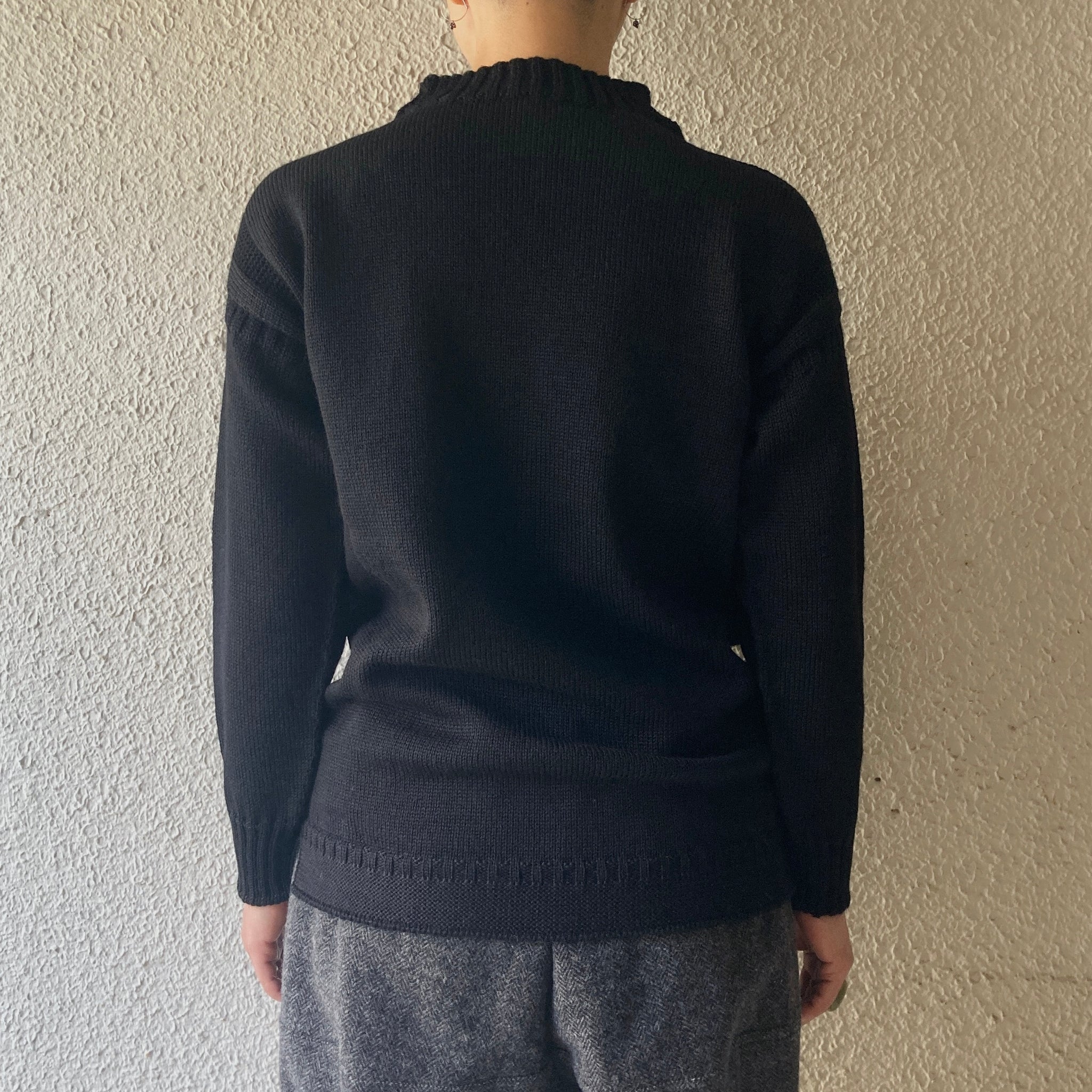 Guernsey Woollens｜ガンジーウーレンズ｜Guernsey　Traditional｜Black