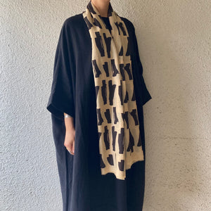 mills shawl｜Branch｜cream
