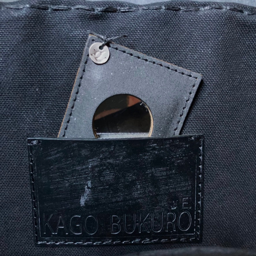 ebagos｜ キャンバス・ワンハンドル トートM｜25AW #15610｜BK