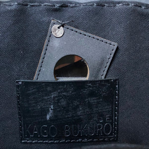 ebagos｜ キャンバス・ワンハンドル トートM｜25AW #15610｜BK