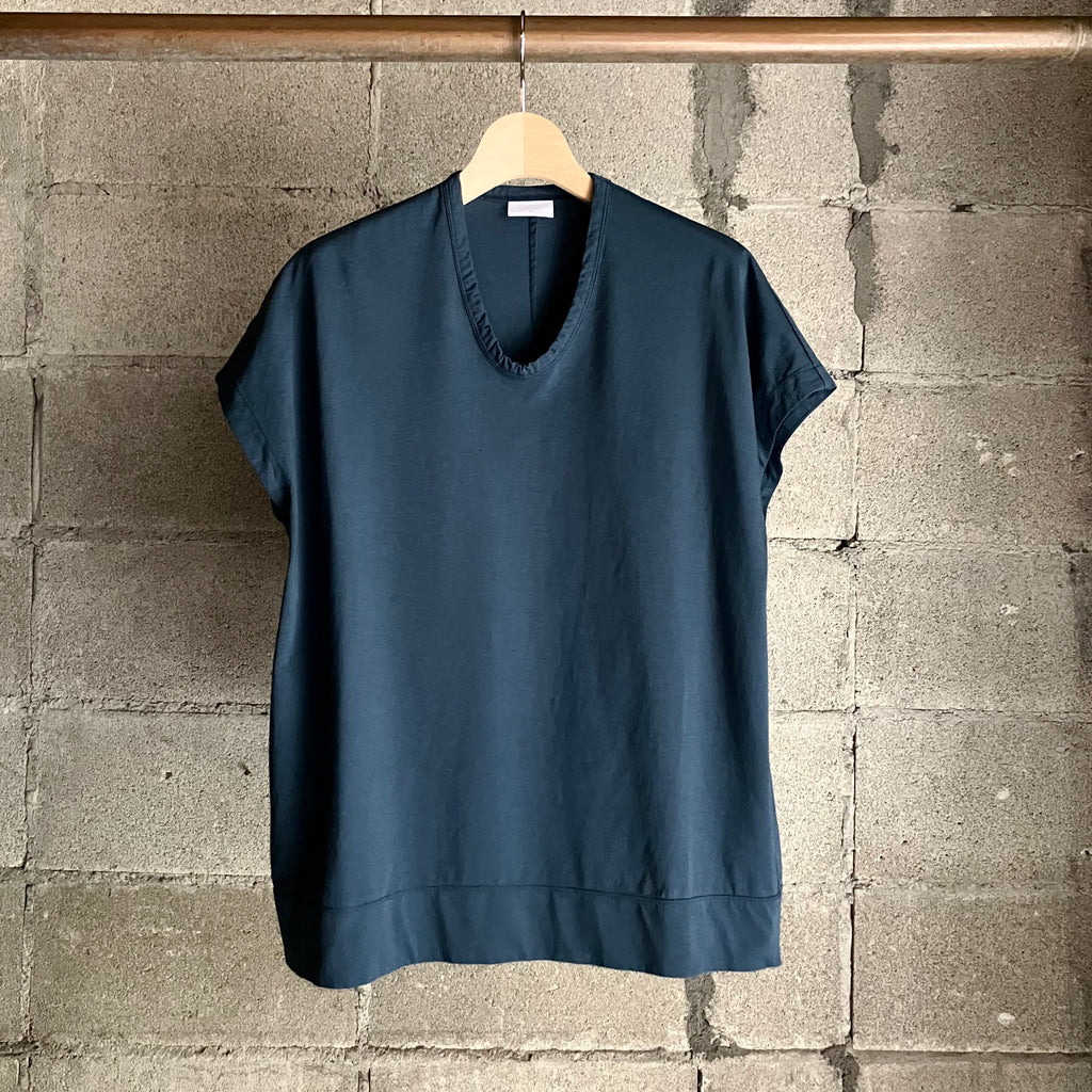 NO CONTROL AIR｜コットンポーラル天竺｜LE_NC1204T0｜NOBFT｜Shadow Blue 