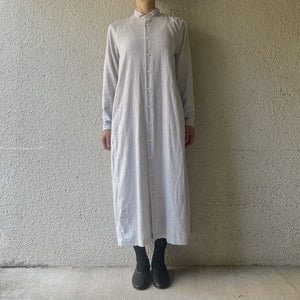 klause｜クロイゼ ｜ L-S Loose Fit Long Length shirts｜cotton flannel ｜light gray