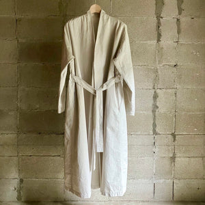 COSMIC WONDER｜19CW06088-1｜Cotton linen weather cloth “Haori” coat｜Silver quartz