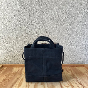 ebagos｜キャンバス・カゴ袋ショルダー｜25AW #15609｜BK