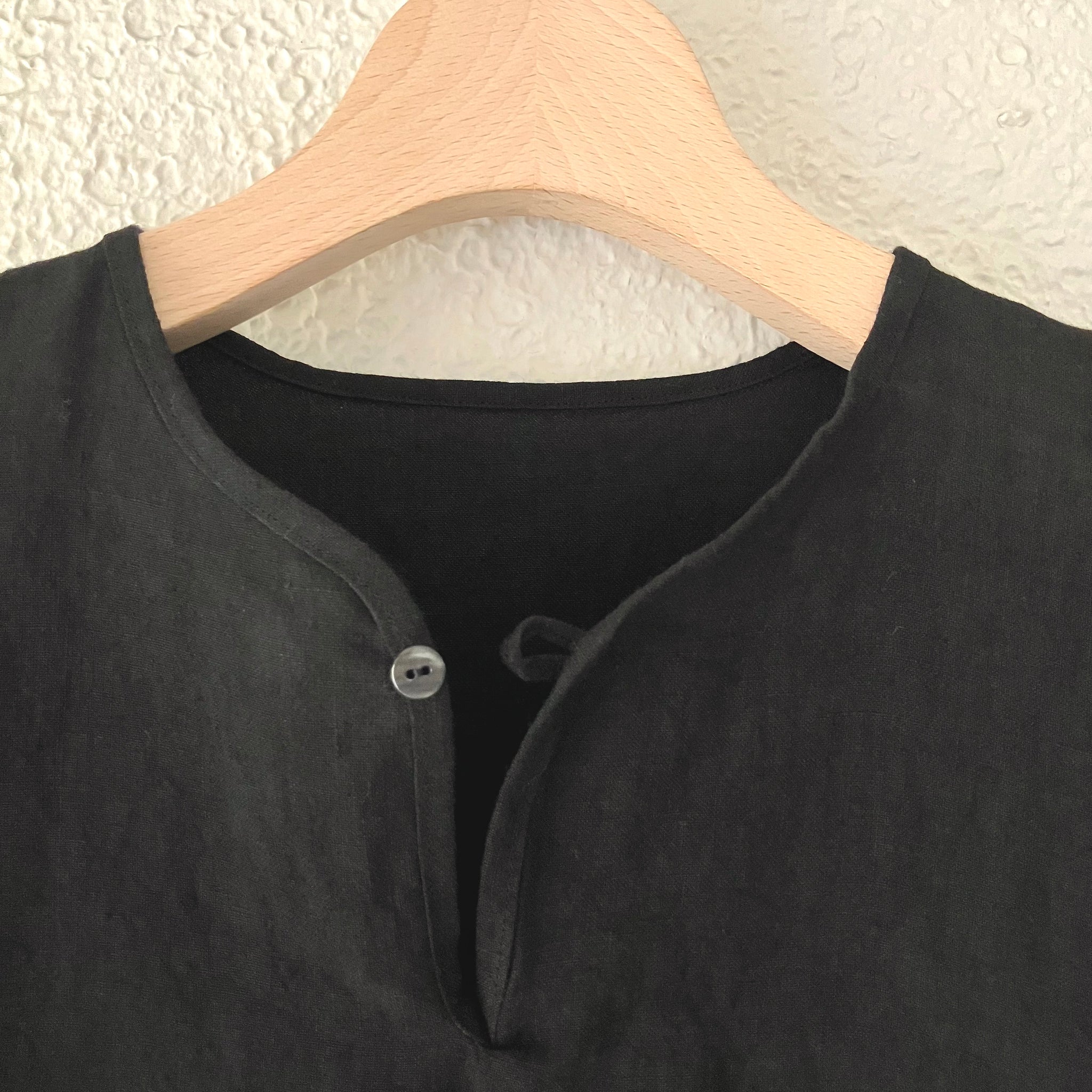 klause | クロイゼ | C.S.P.O shirts｜黒 天日干しリネン