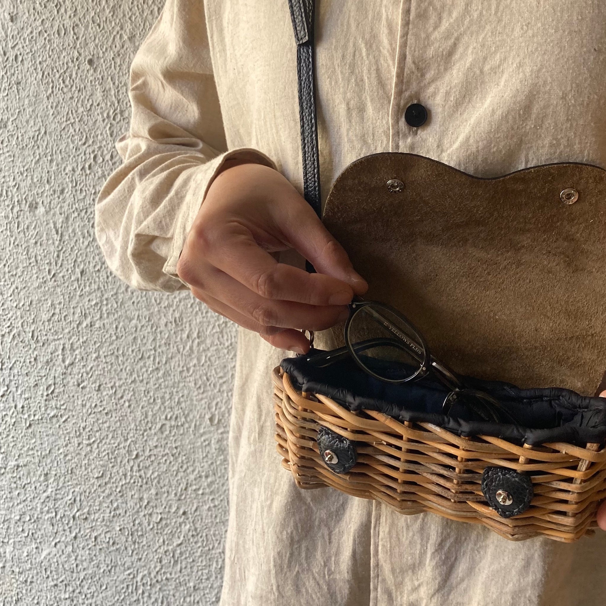 ebagos｜メガネケース｜25AW #40626｜BK