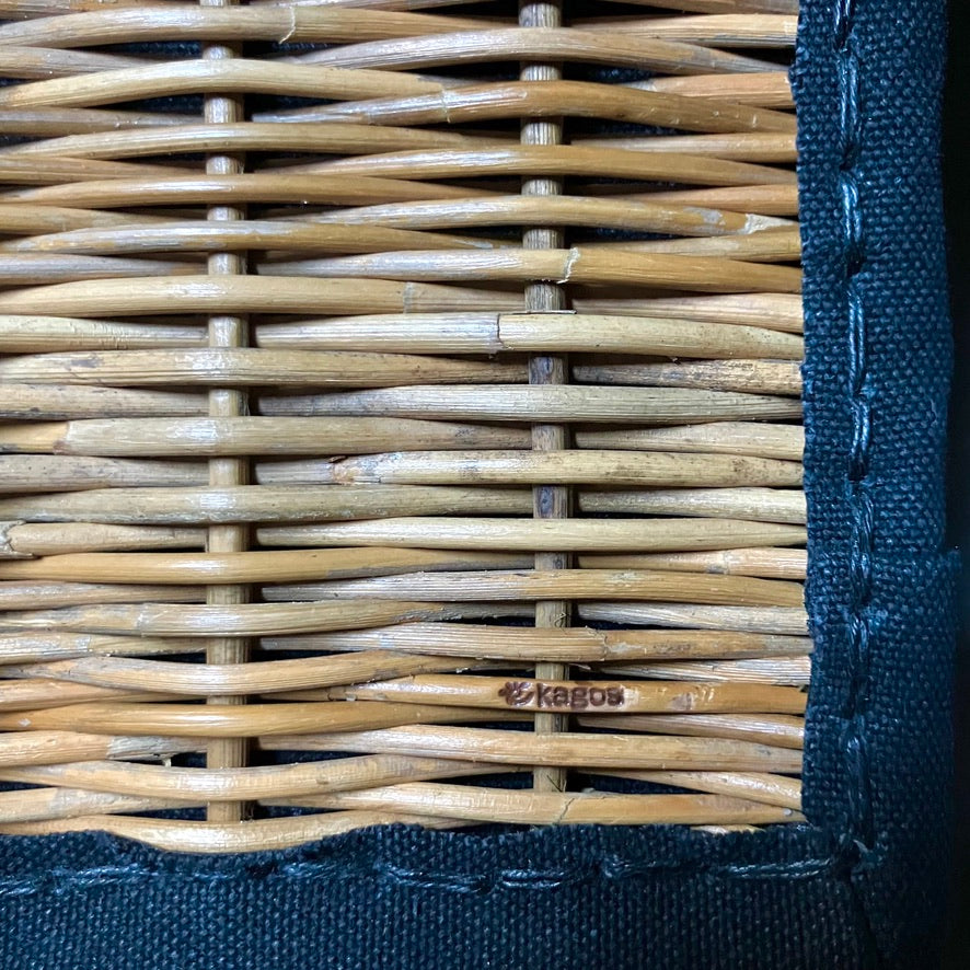 ebagos｜キャンバス・カゴ袋ショルダー｜25AW #15609｜BK
