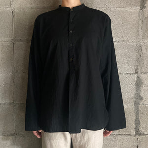 klause｜クロイゼ｜ L-S Pull-over shirts ｜Loose fit ｜black