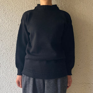 Guernsey Woollens｜ガンジーウーレンズ｜Guernsey　Traditional｜Black