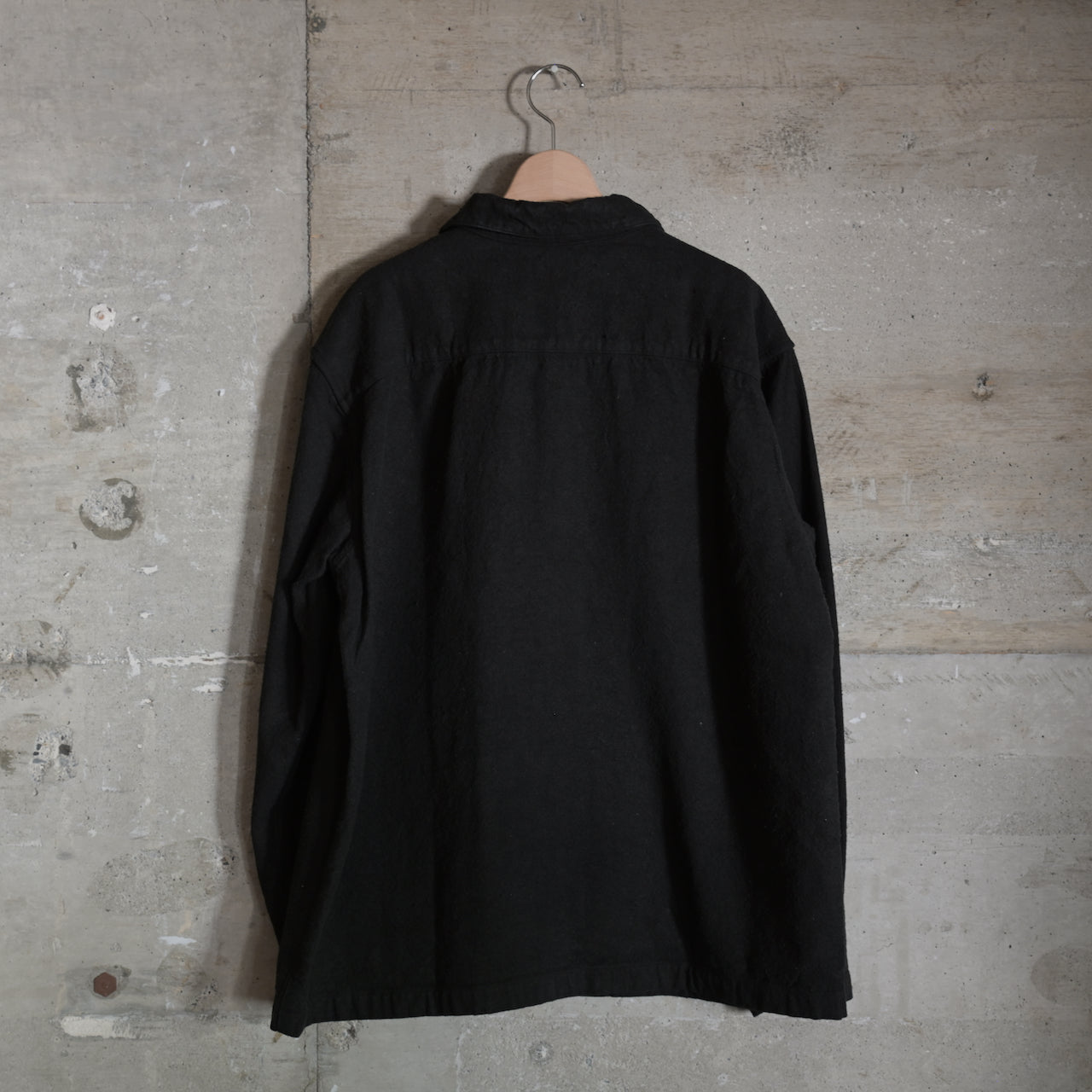 MITTAN｜JK-76｜亜麻苧麻絹シャツジャケット｜黒