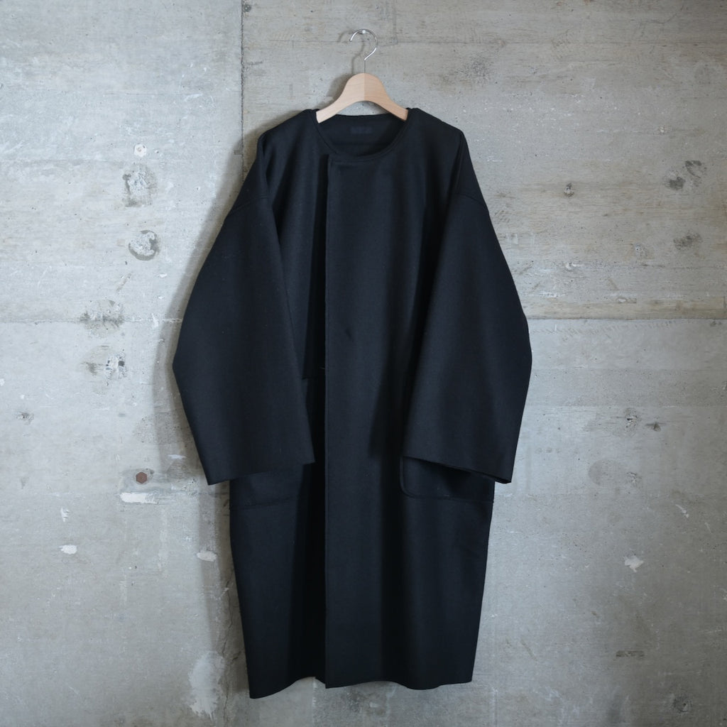 MITTAN｜CT-50｜圧縮ウールニットコート｜黒